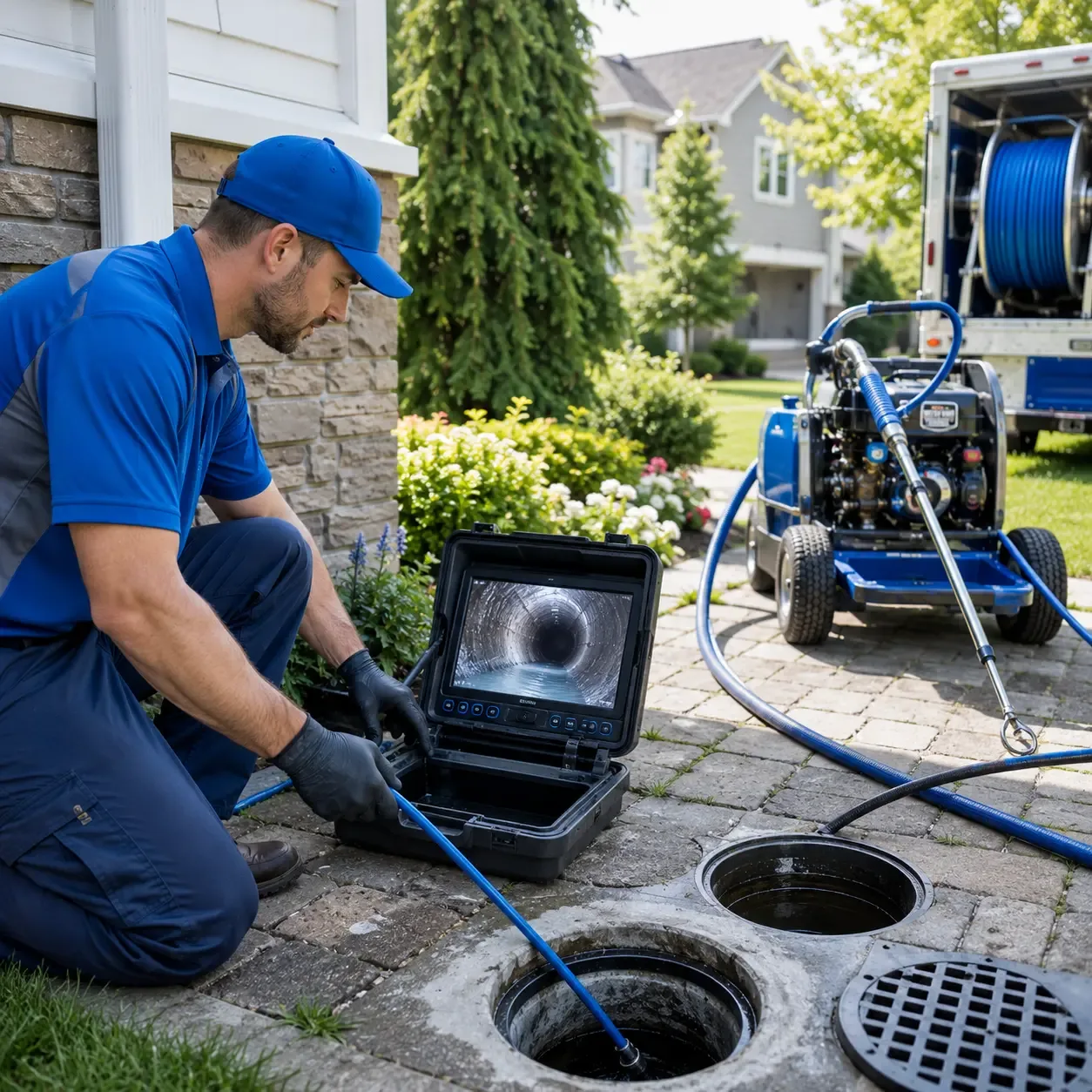 Outdoor drain cleaning professionals serving Malaga, WA